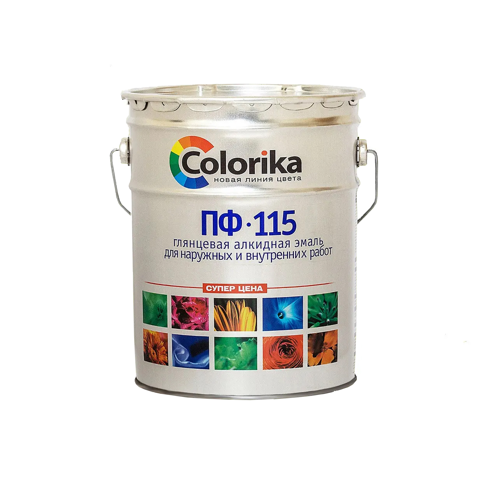 Эмаль Colorika ПФ-115 белая 20 кг