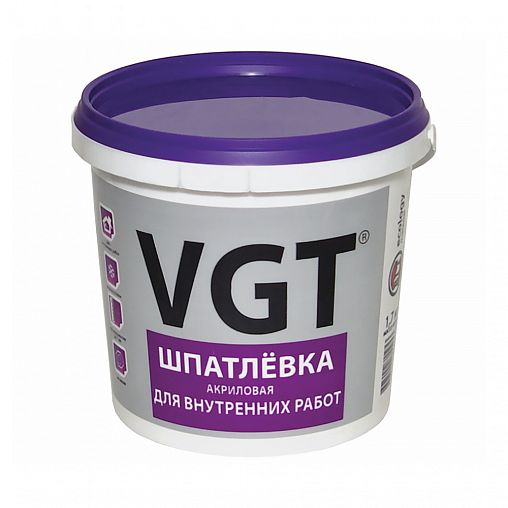 картинка Шпатлевка для внутренних работ VGT 1,7КГ от сети строительных магазинов в Старой Руссе