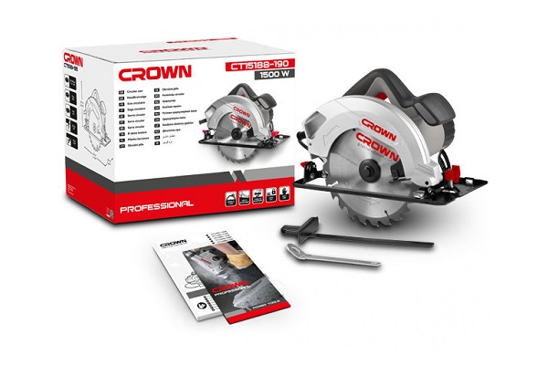 Картинка_ПИЛА ДИСКОВАЯ CROWN CT15188-190 1500ВТ
