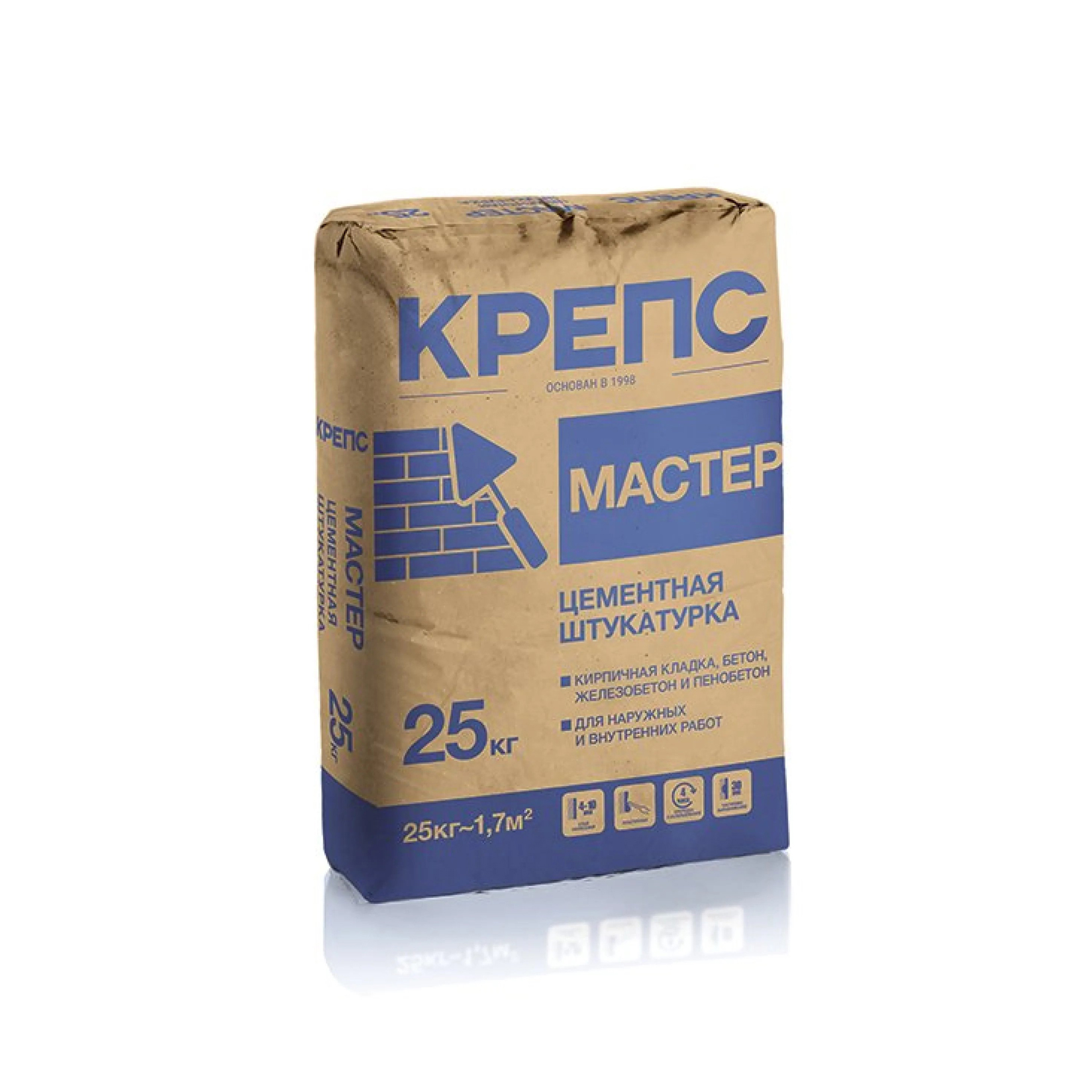 Штукатурка Крепс Мастер 25 кг3