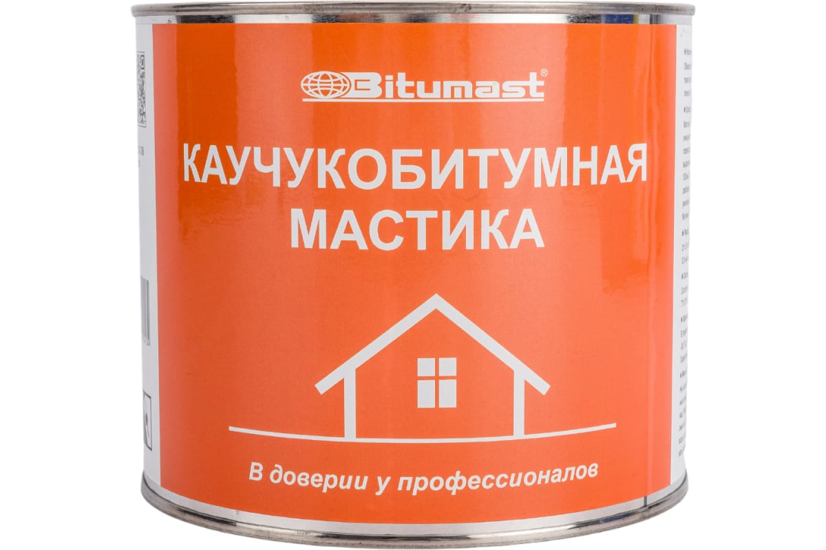 картинка Мастика каучукобитумная Bitumast 2л от сети строительных магазинов в Старой Руссе