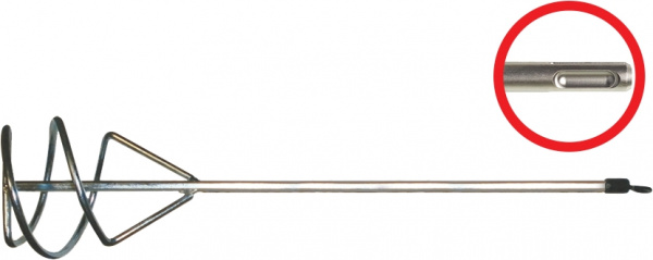 картинка Миксер металлический оцинкованный для смесей 80X400ММ от сети строительных магазинов в Старой Руссе