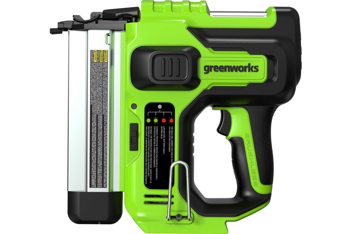 картинка Гвоздезабивной пистолет GreenWorks GD24BN от сети строительных магазинов в Старой Руссе
