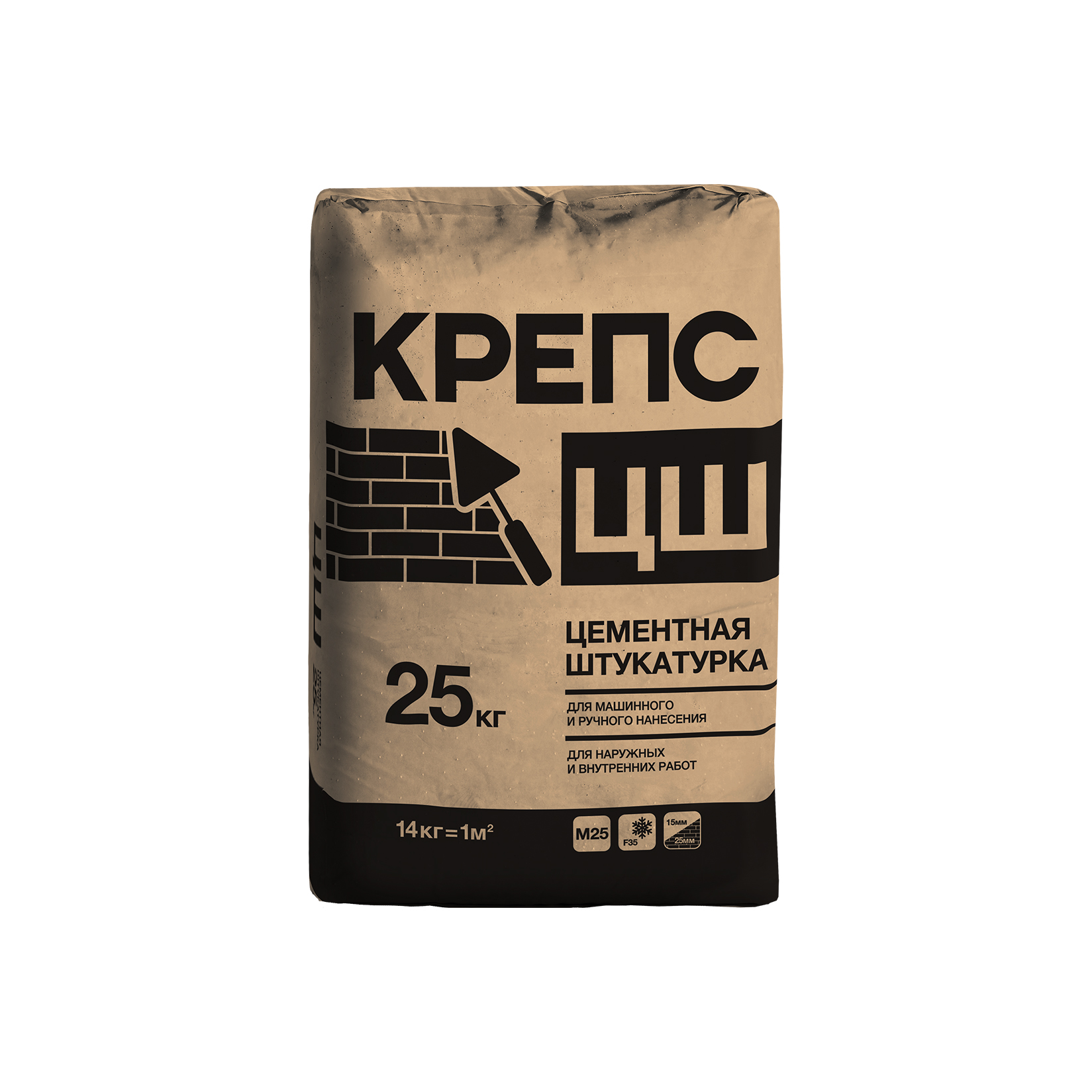 Штукатурка Крепс ЦШ 25 кг