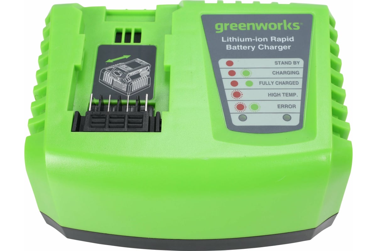 картинка Зарядное устройство GreenWorks G40UC5 от сети строительных магазинов в Старой Руссе
