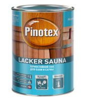 картинка Лак термостойкий Pinotex Lacker Sauna полуматовый 1Л от сети строительных магазинов в Старой Руссе