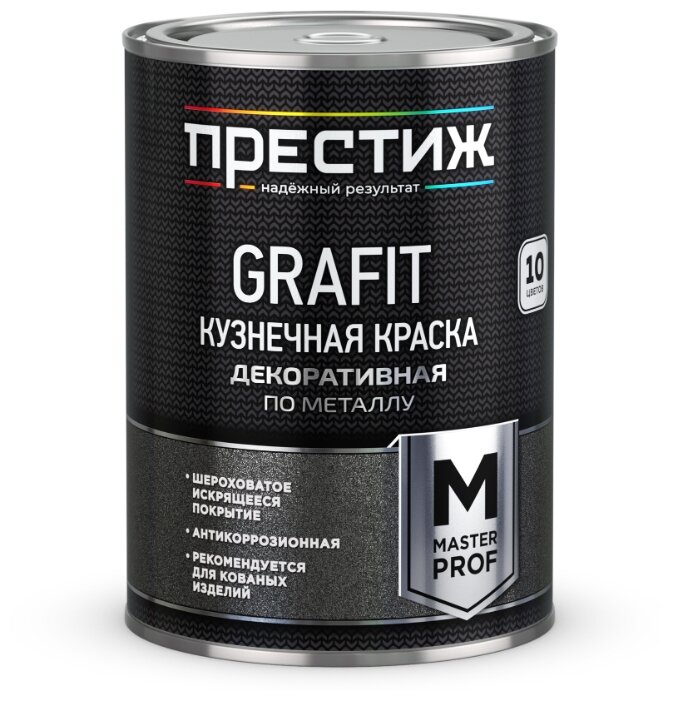 картинка Краска кузнечная черная 0.9 кг GRAFIT от сети строительных магазинов в Старой Руссе