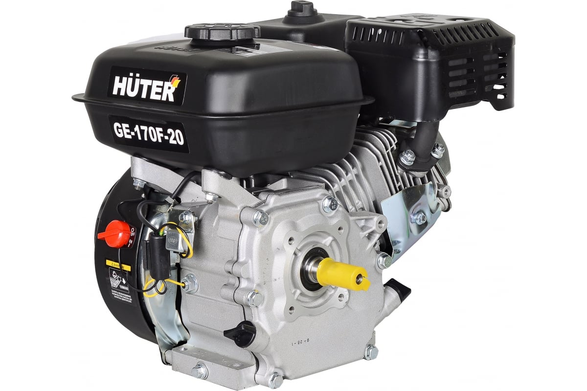 картинка Двигатель бензиновый GE-170F-20 Huter от сети строительных магазинов в Старой Руссе