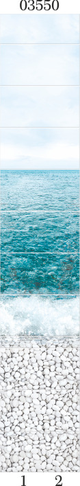 картинка Панель ПВХ PANDA Море 2700x250ММ от сети строительных магазинов в Старой Руссе
