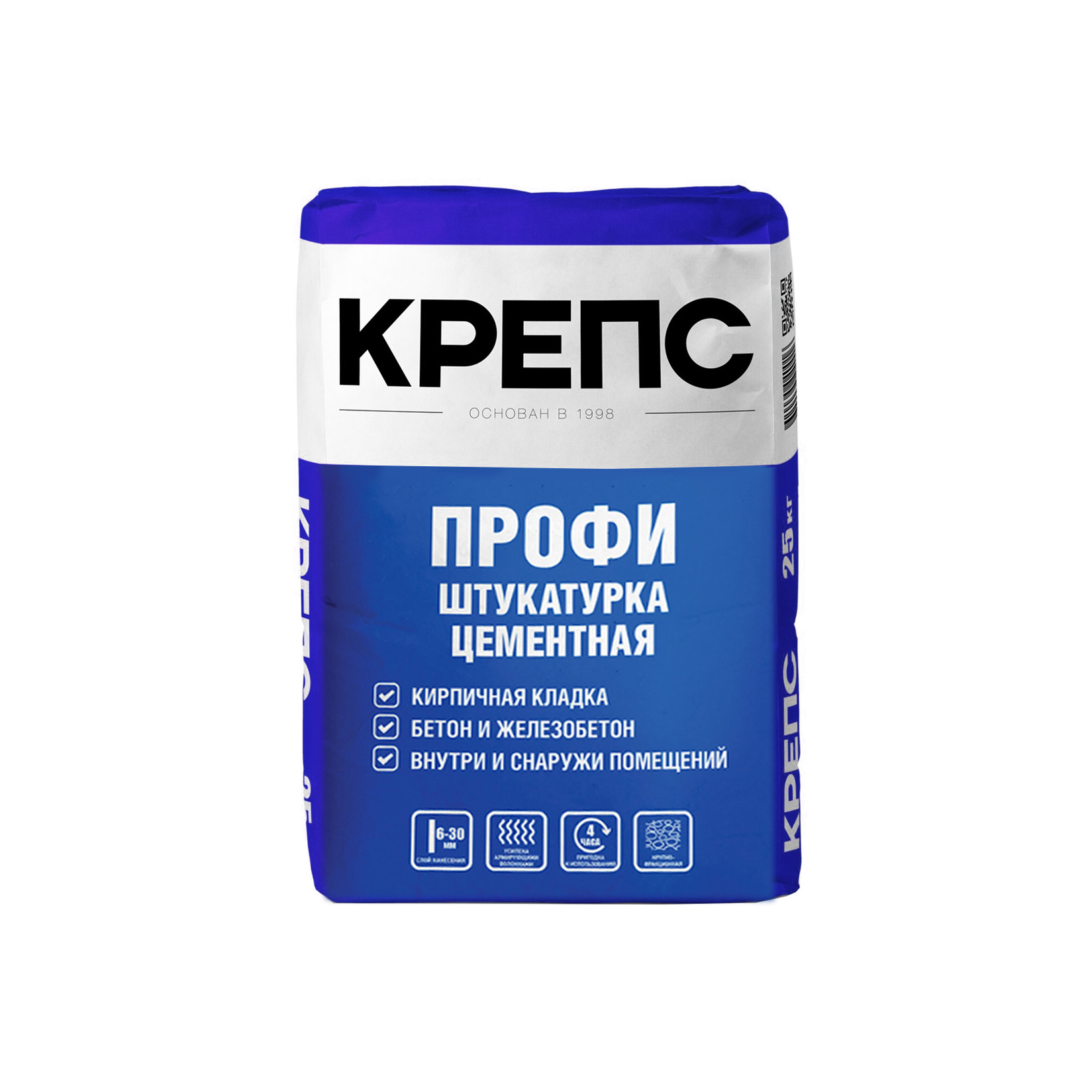 Штукатурка Крепс цемент профи 25 кг
