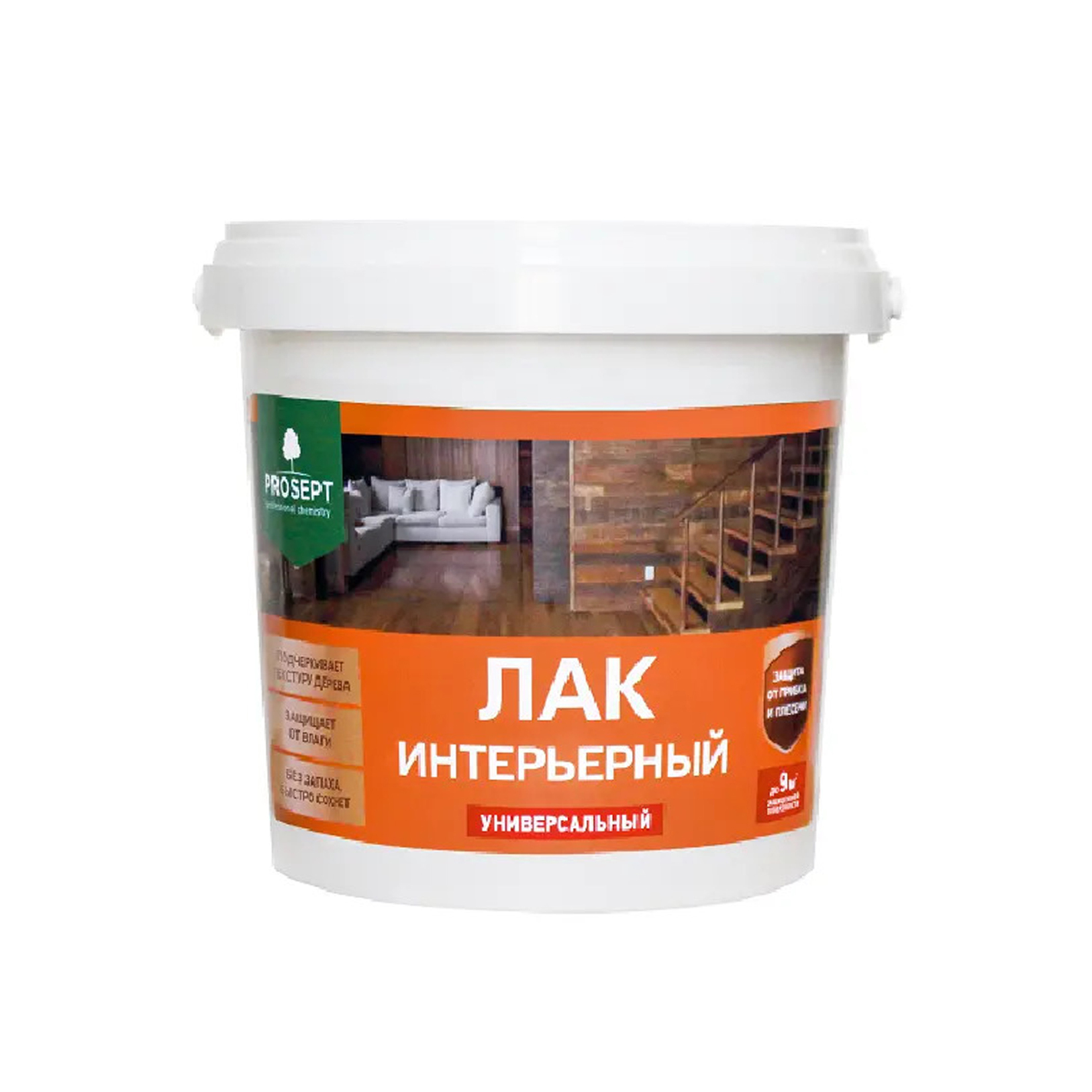 Лак интерьерный универсальный Prosept 0,9 л